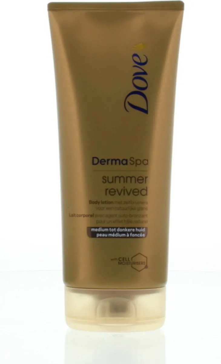 Dove DermaSpa Bodylotion Summer Revived Dark - 200ml - afbeelding 2 van 6