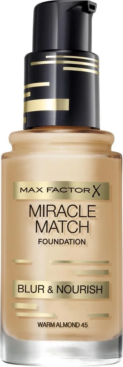 Max Factor Miracle Match Liquid Foundation 045 Warm Almond