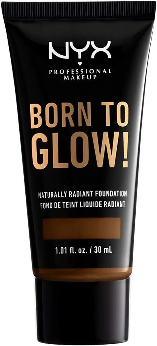 NYX Born To Glow Foundation Walnoot 30ml