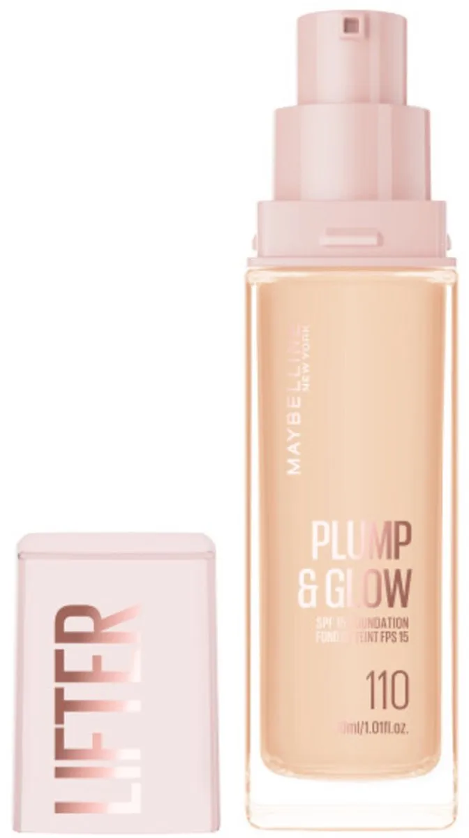 Maybelline Lifter Plump & Glow Foundation 110 - 30ml