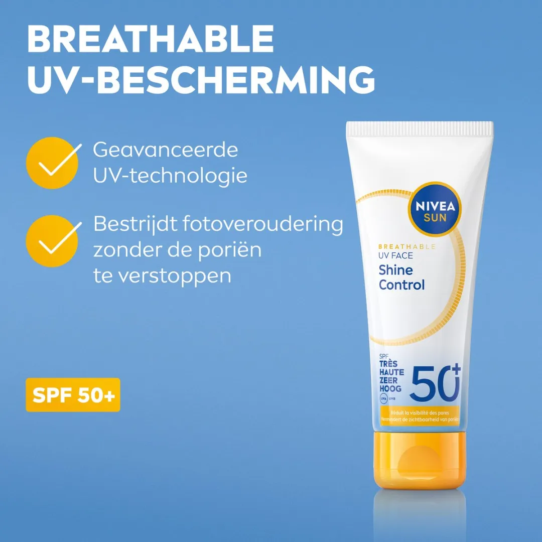 NIVEA SUN UV Face Shine Control SPF50+ Gezicht - 40ml