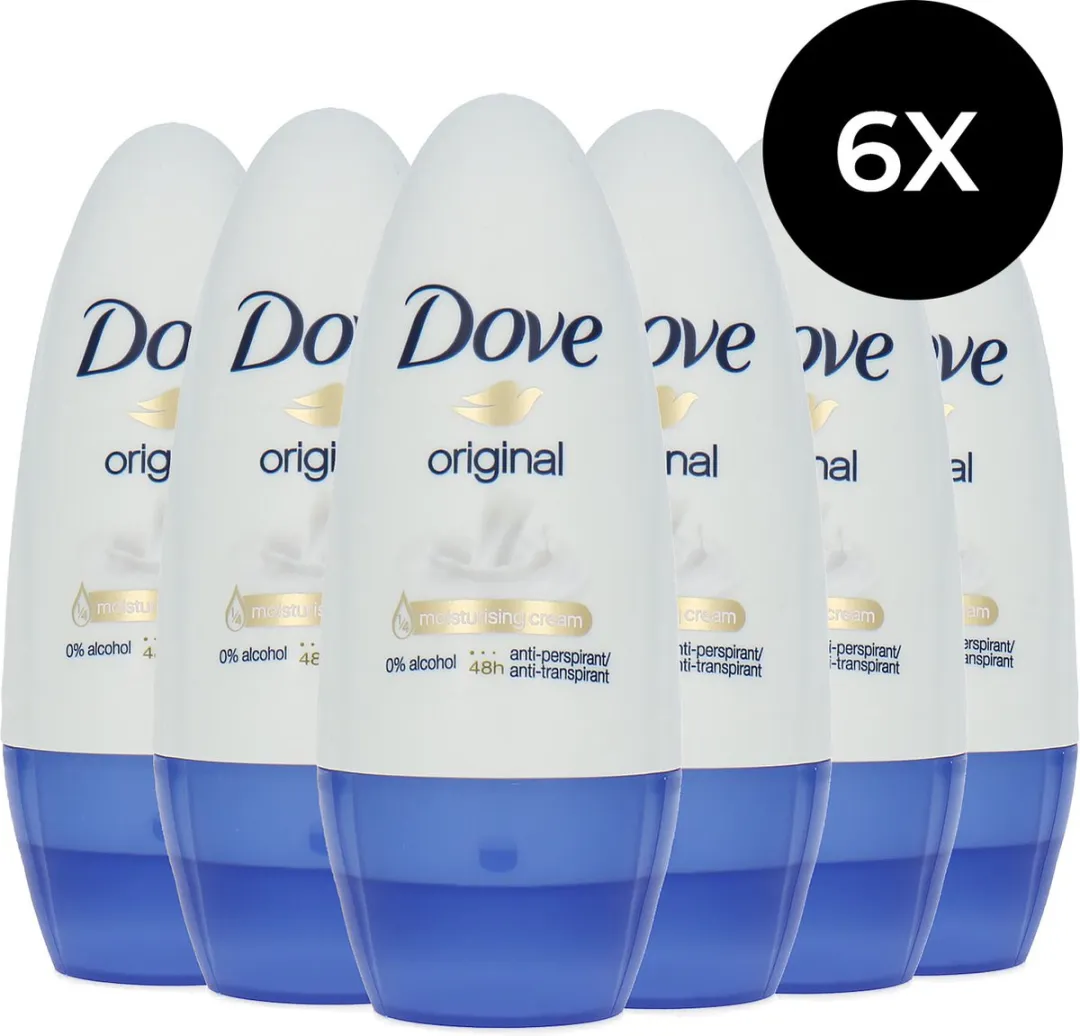 Dove Original Deodorant Roller - 300ml (6x50ml)