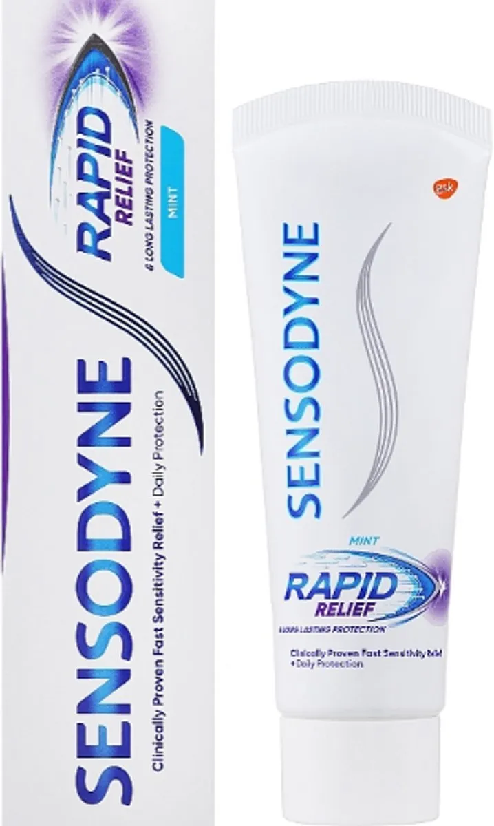 Sensodyne Rapid Relief Mint Tandpasta - 12x75ml