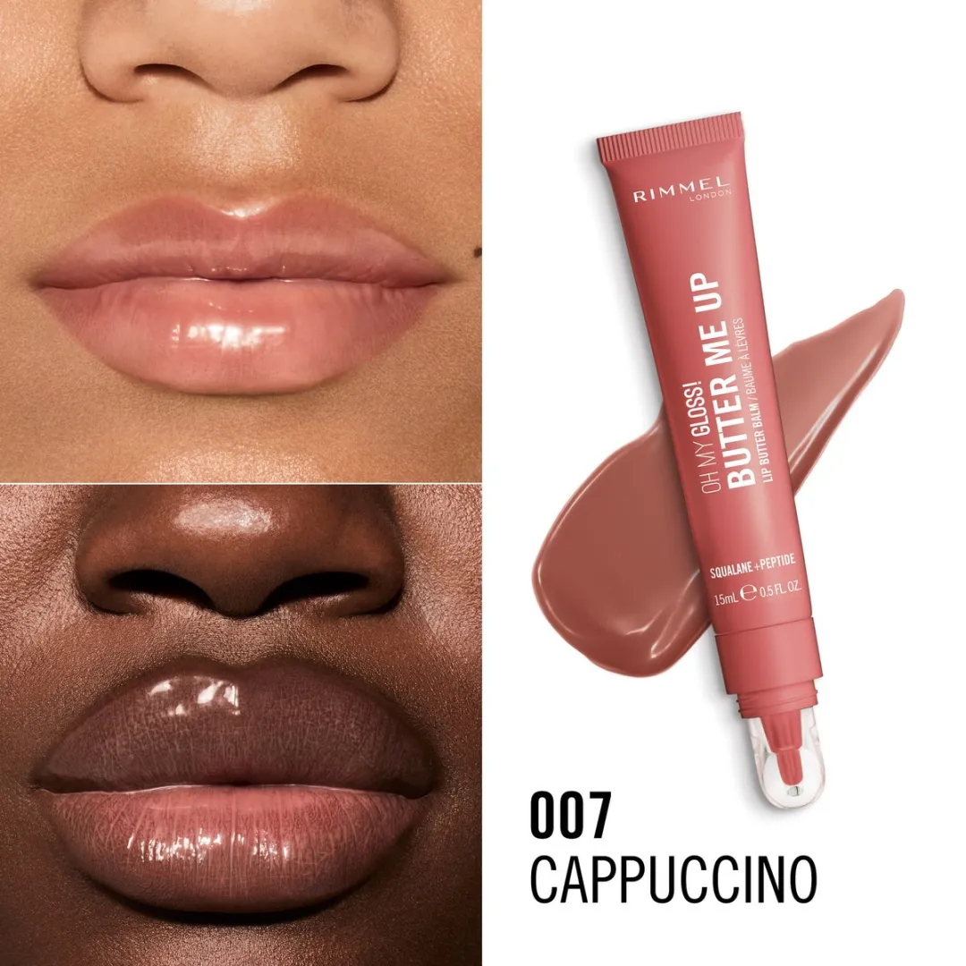 Rimmel London Oh My Gloss! Butter Me Up Lippenbalsem - Cappuccino - 3x15ml