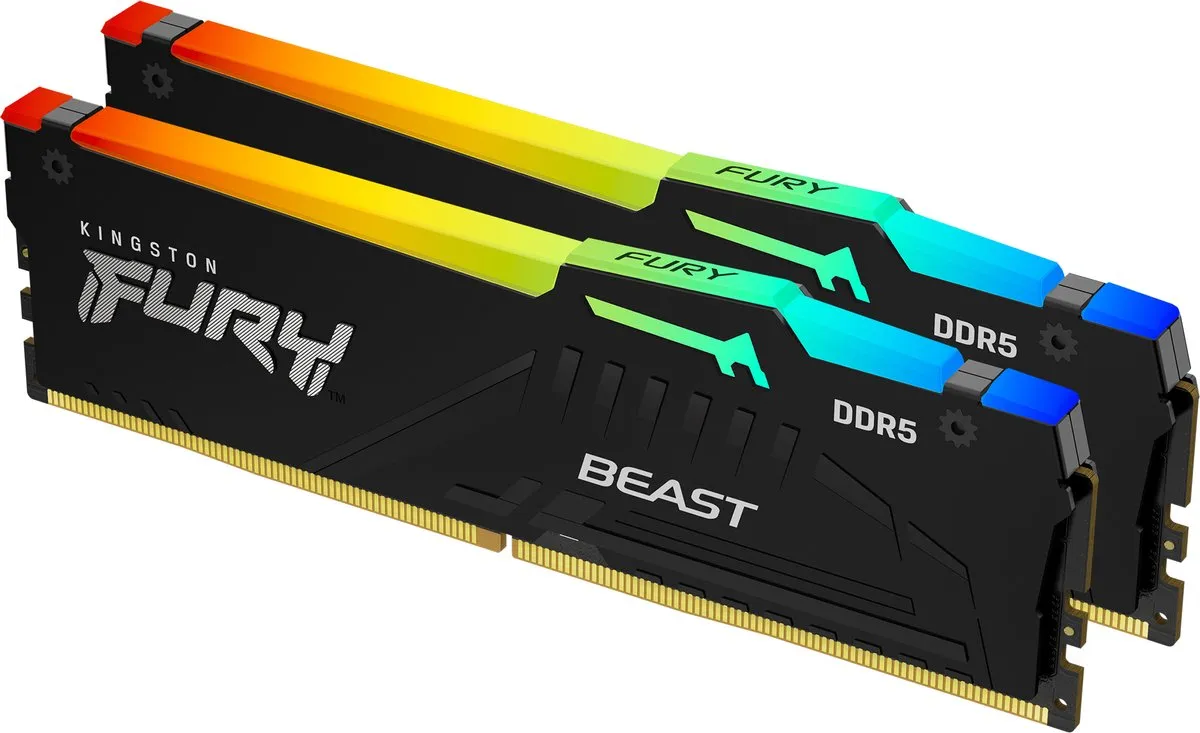 Kingston Technology FURY Beast 16GB 6000MT/s DDR5 CL30 DIMM (Kit van 2) RGB EXPO