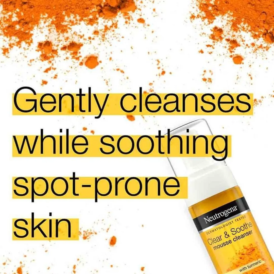 Neutrogena Clear & Soothe Mousse Cleanser 150ml - afbeelding 3 van 3