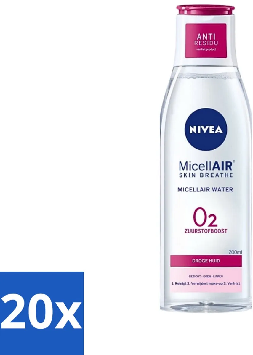 NIVEA O2 Zuurstofboost Micellair Water 200ml