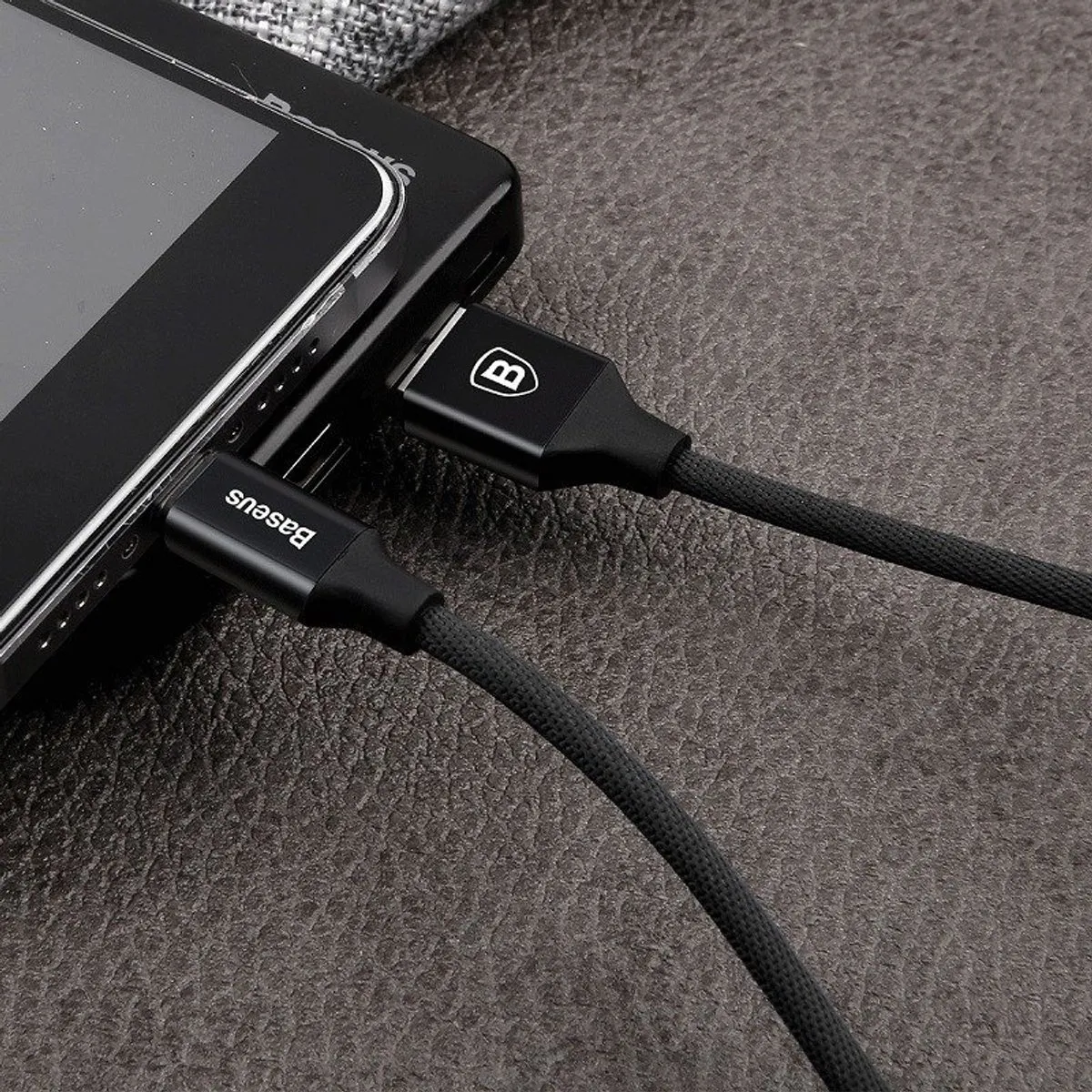 Baseus Yiven USB naar Micro-USB Kabel 1,5m 2A - Zwart - afbeelding 6 van 6