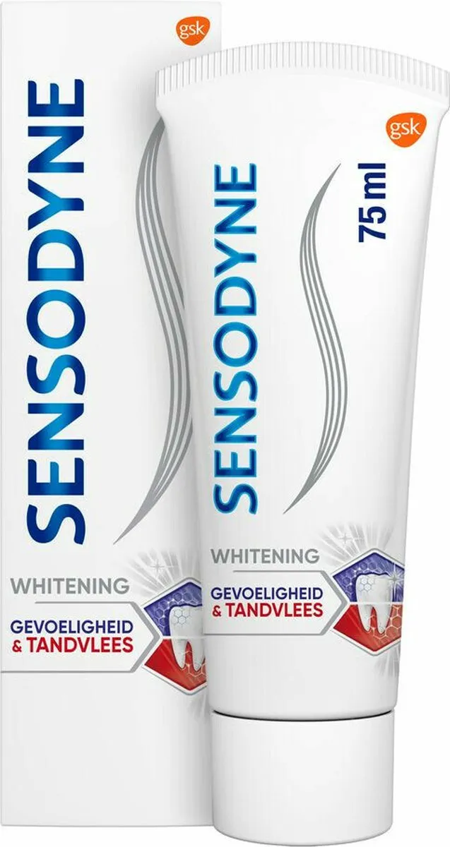 Sensodyne Tandpasta Gevoeligheid & Whitening 75ml