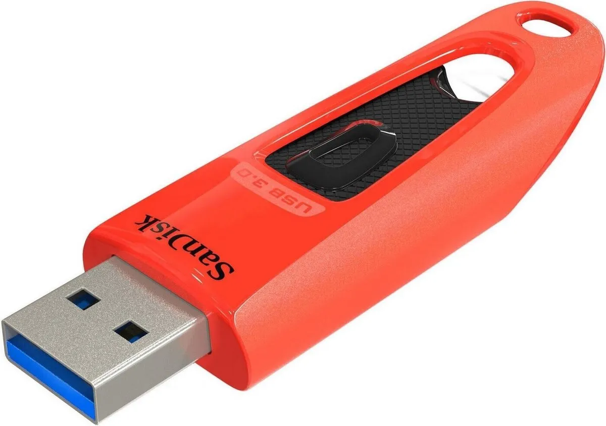 SanDisk Ultra 32GB USB 3.0 - Rood