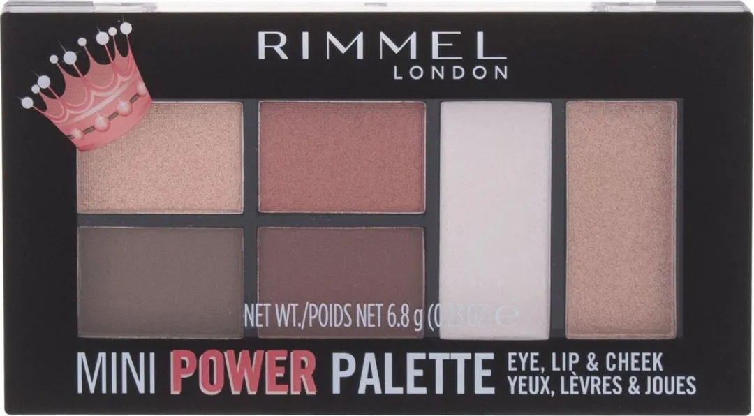 Rimmel London Mini Power Palette 003 Queen - Oog/Lip/Wang