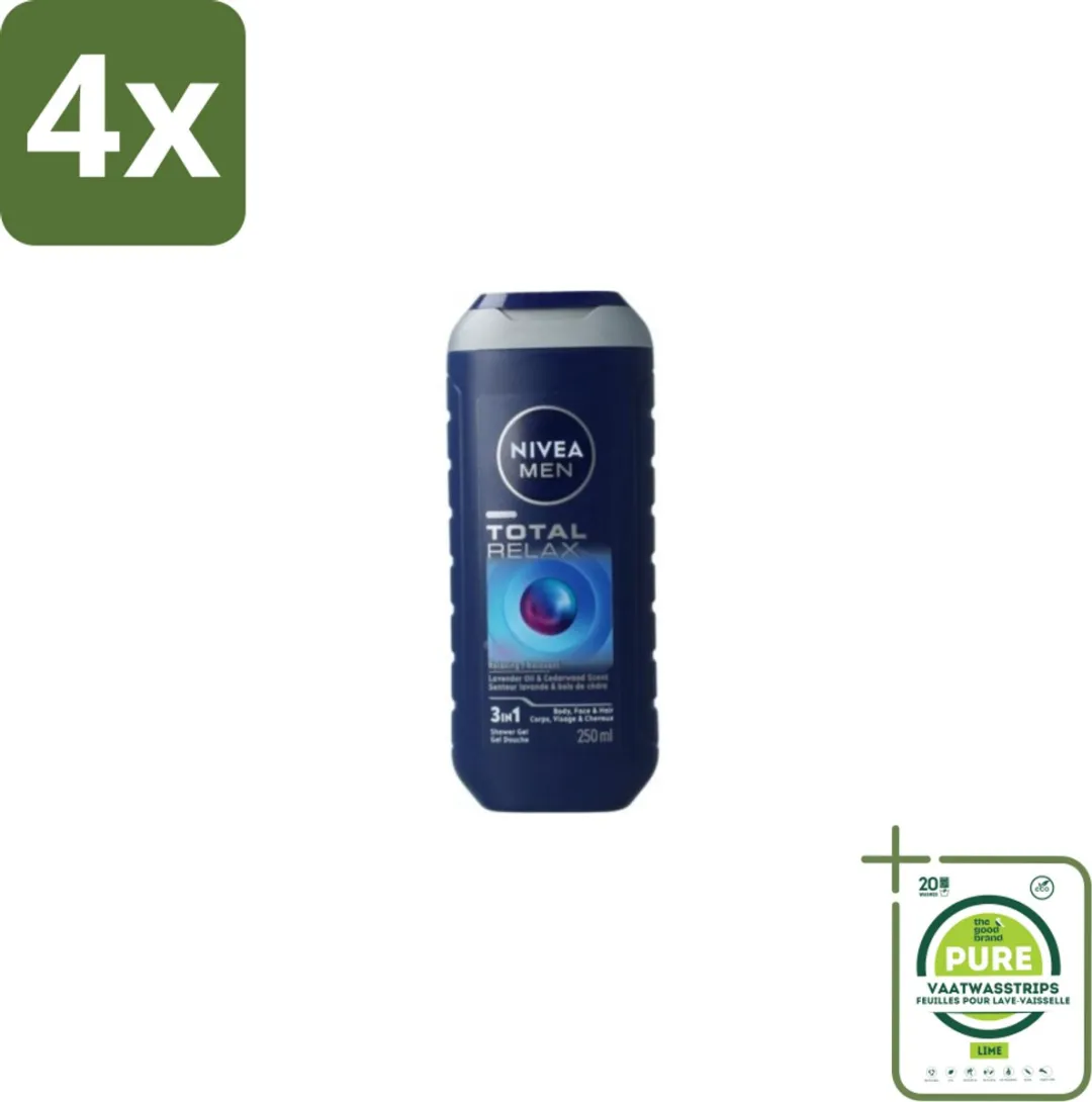 NIVEA Men Douchegel Total Relax 1000ml