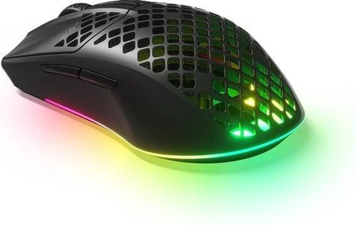 SteelSeries Aerox 3 Draadloze Gaming Muis - Zwart