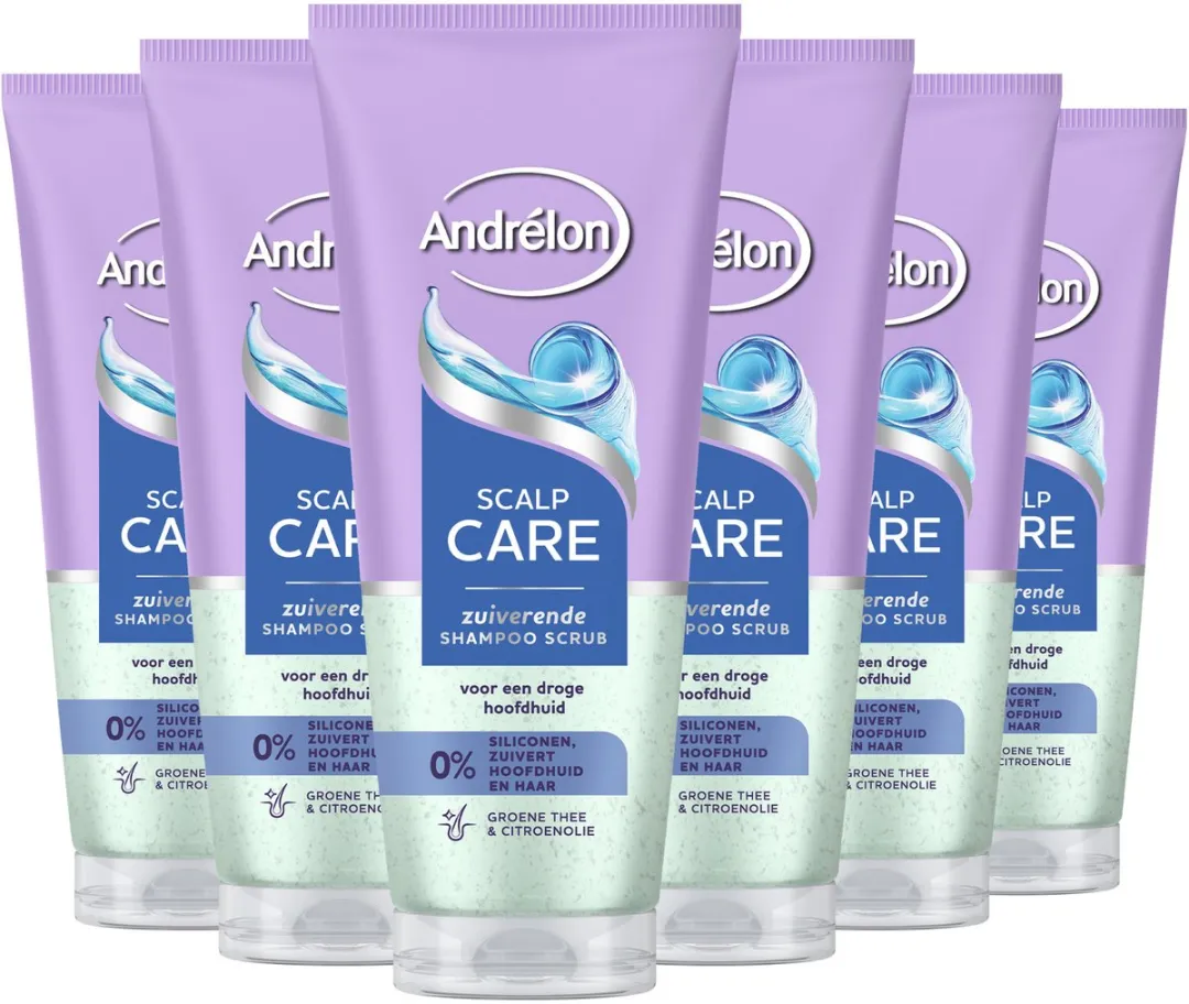 Andrélon Scalp Care Shampoo Scrub 6x200ml