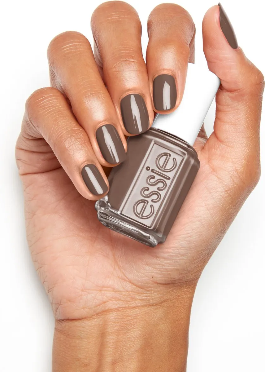 essie 876 Sleigh It Glanzende Nagellak - Grijs - 13,5 ml