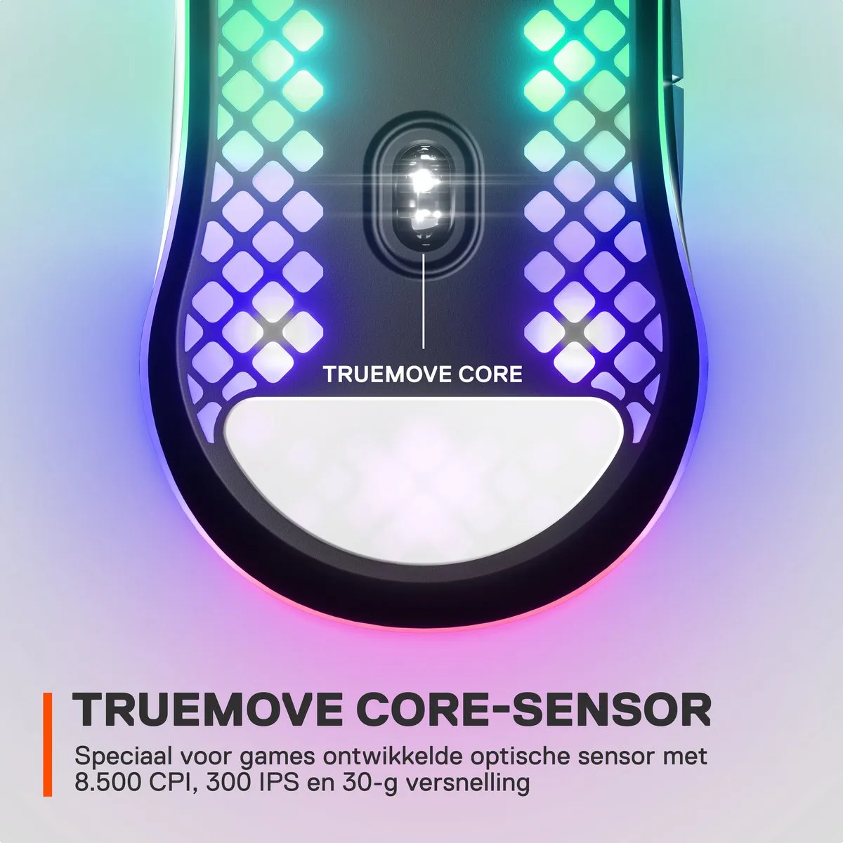 SteelSeries Aerox 3 Gaming Muis 1780734 - Zwart