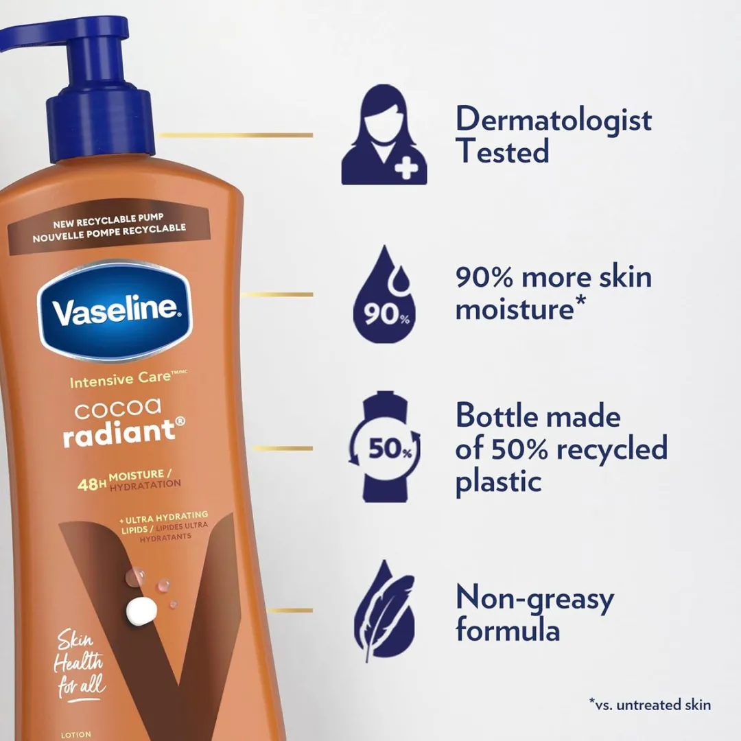 Vaseline Intensive Care Cocoa Radiant Bodylotion 600ml