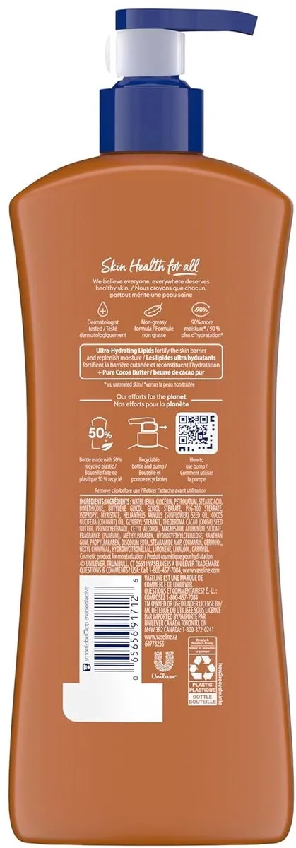 Vaseline Intensive Care Cocoa Radiant Bodylotion 600ml