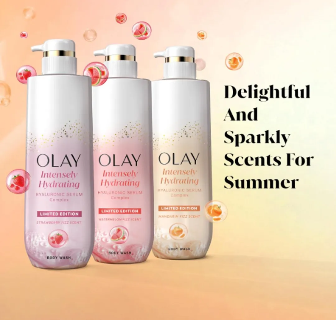 Olay - Body Wash for Women, Intensely Hydrating, Pro-Hyaluronic Acid Serum