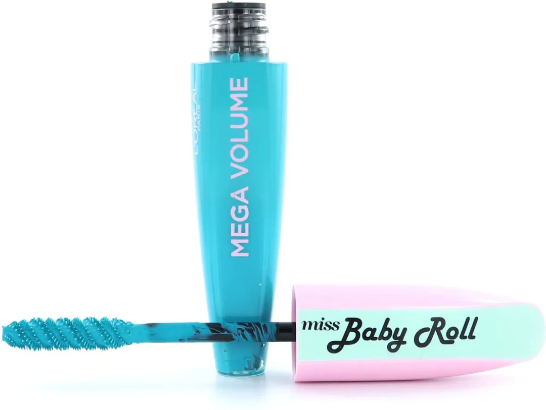 L'Oréal Paris Make-Up Designer Mega Volume Miss Baby Roll Mascara - 03 Bright Teal