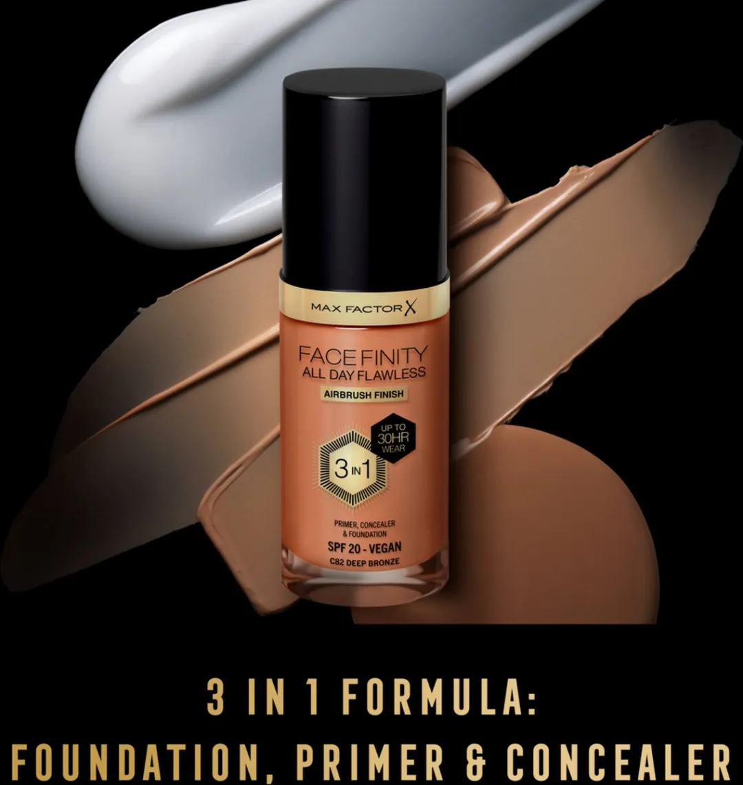 Max Factor Facefinity Foundation C82 Deep Bronze 30ml