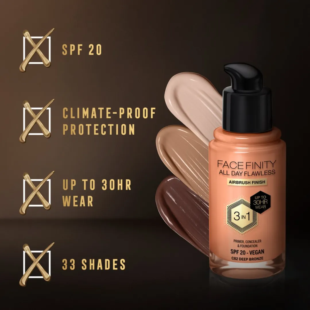 Max Factor Facefinity Foundation C82 Deep Bronze 30ml