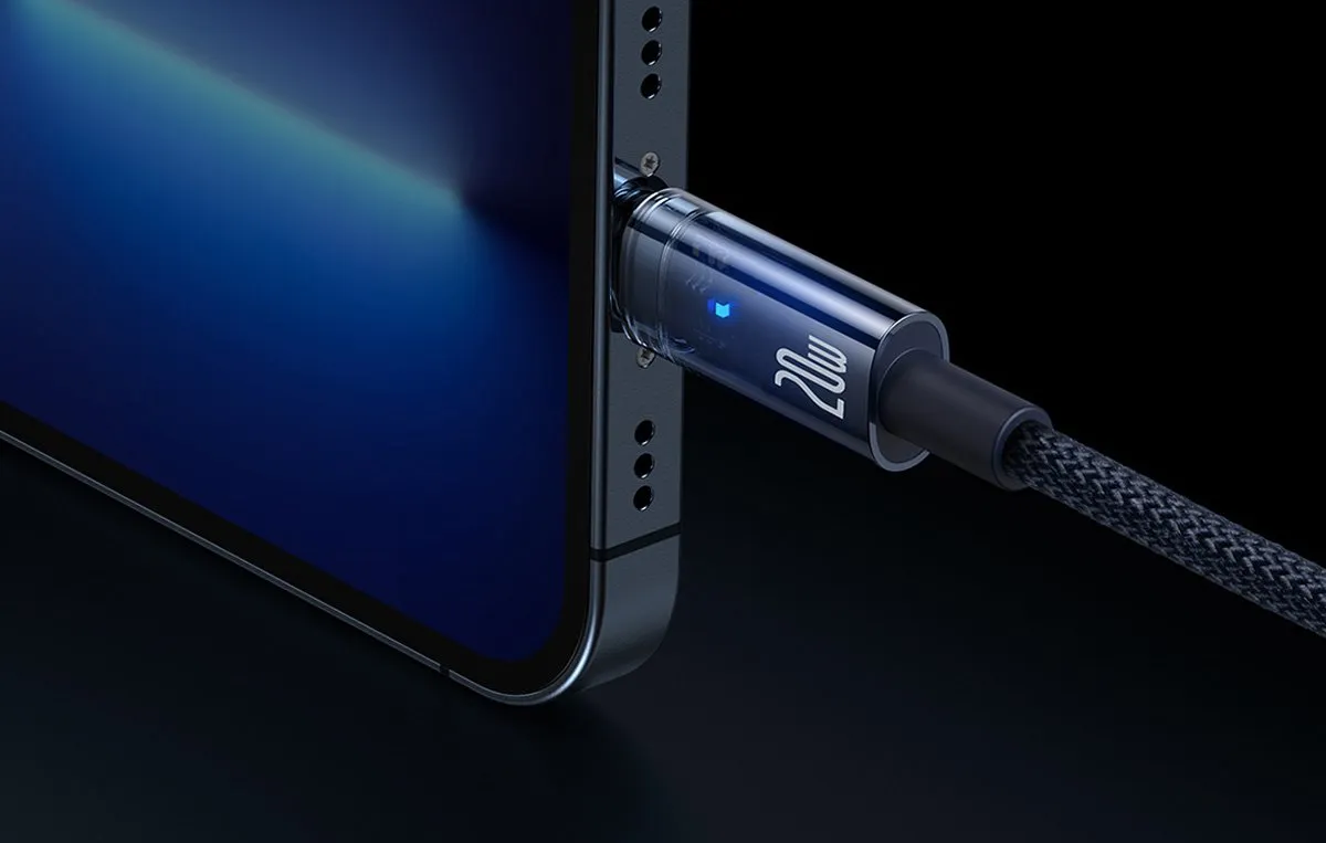 Baseus Explorer Series USB-C - Lightning Kabel 20W 1m - Blauw