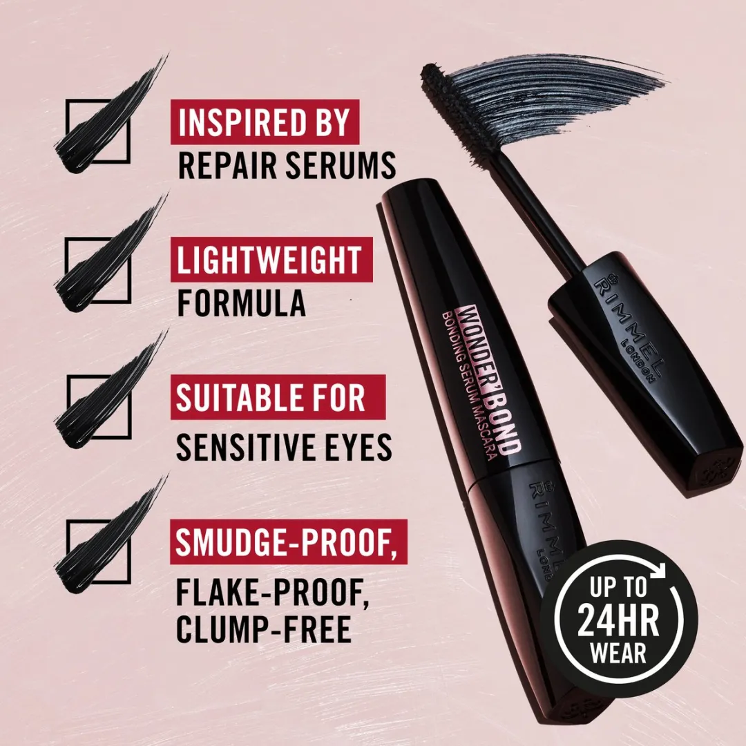 Rimmel Wonder'Bond Mascara 11ml - Black Brown