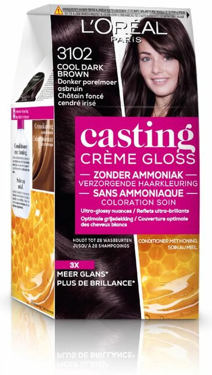 L'Oréal Paris Casting Crème Gloss 3102 Haarverf - 6 Stuks - afbeelding 3 van 6