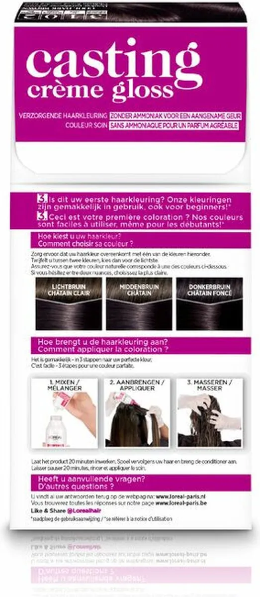 L'Oréal Paris Casting Crème Gloss 3102 Haarverf - 6 Stuks - afbeelding 6 van 6