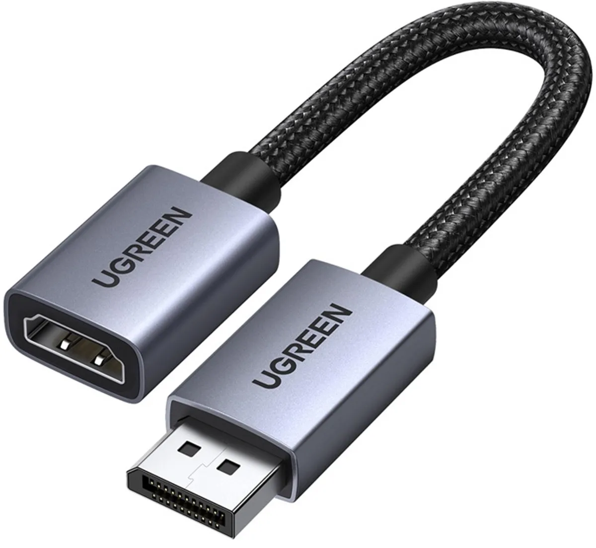 Ugreen DisplayPort naar HDMI-kabel 4K 20cm