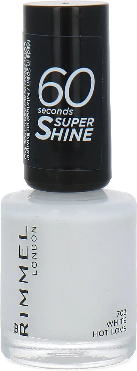 Rimmel London 60 Seconds Nagellak 703 White Hot Love - 8ml