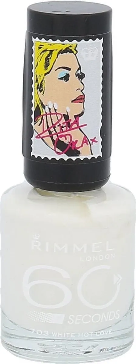 Rimmel London 60 Seconds Nagellak 703 White Hot Love - 8ml