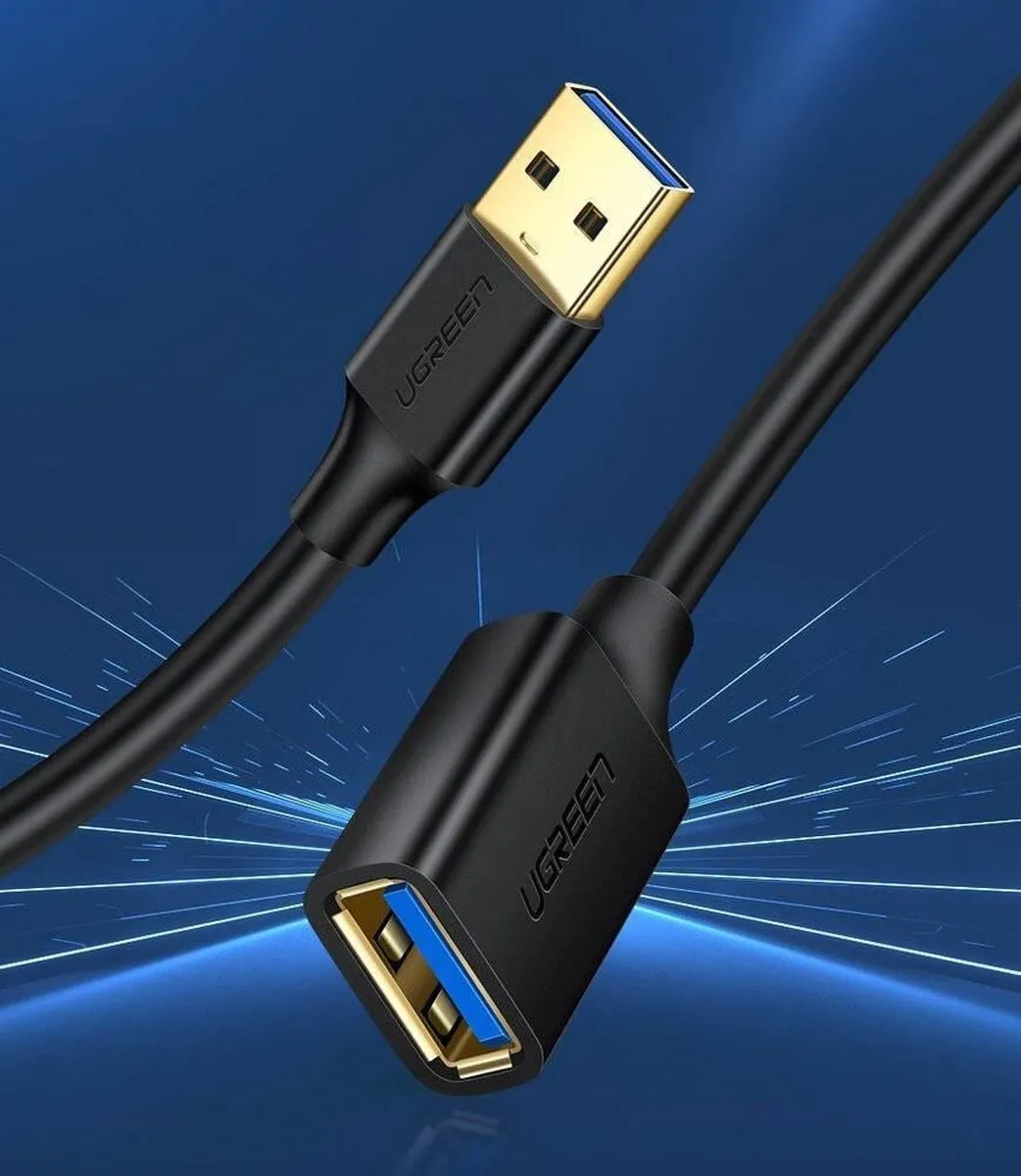 UGREEN USB-A Verlengkabel 2m - Zwart