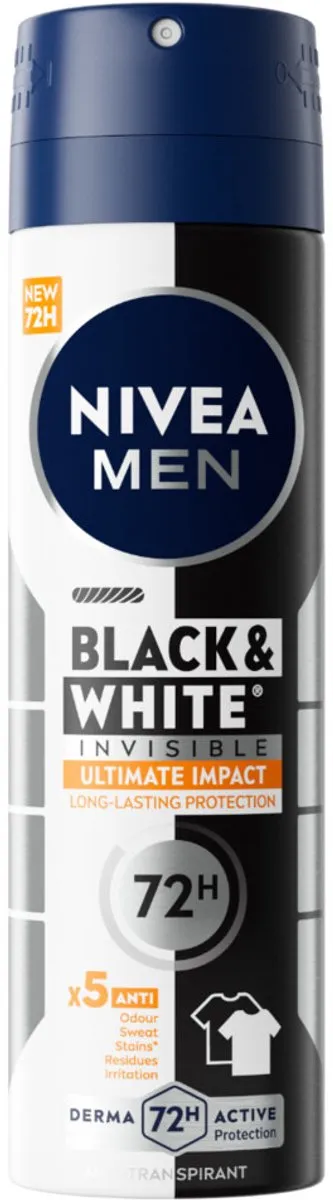 NIVEA MEN Black & White Ultimate Impact Deodorant Spray 300ml