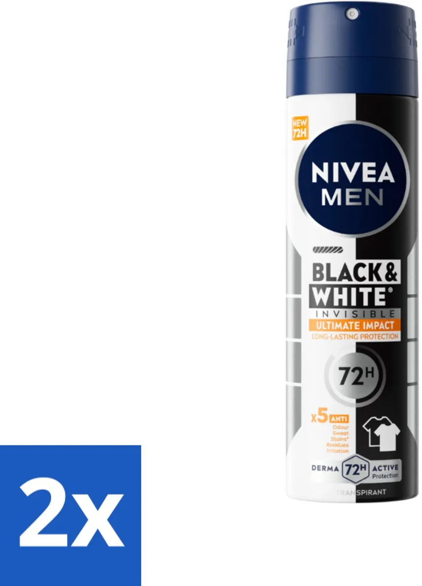 NIVEA MEN Black & White Ultimate Impact Deodorant Spray 300ml