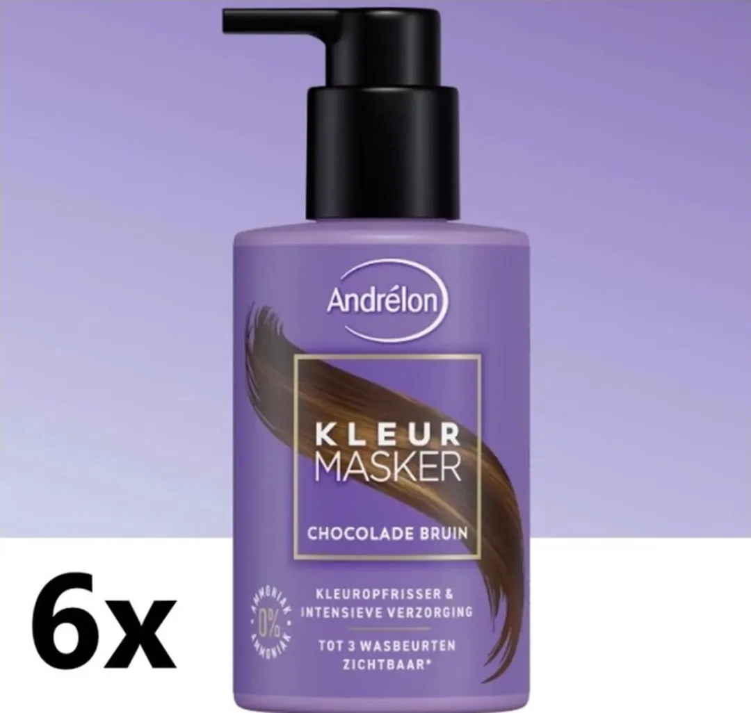 Andrélon Kleurmasker Chocoladebruin