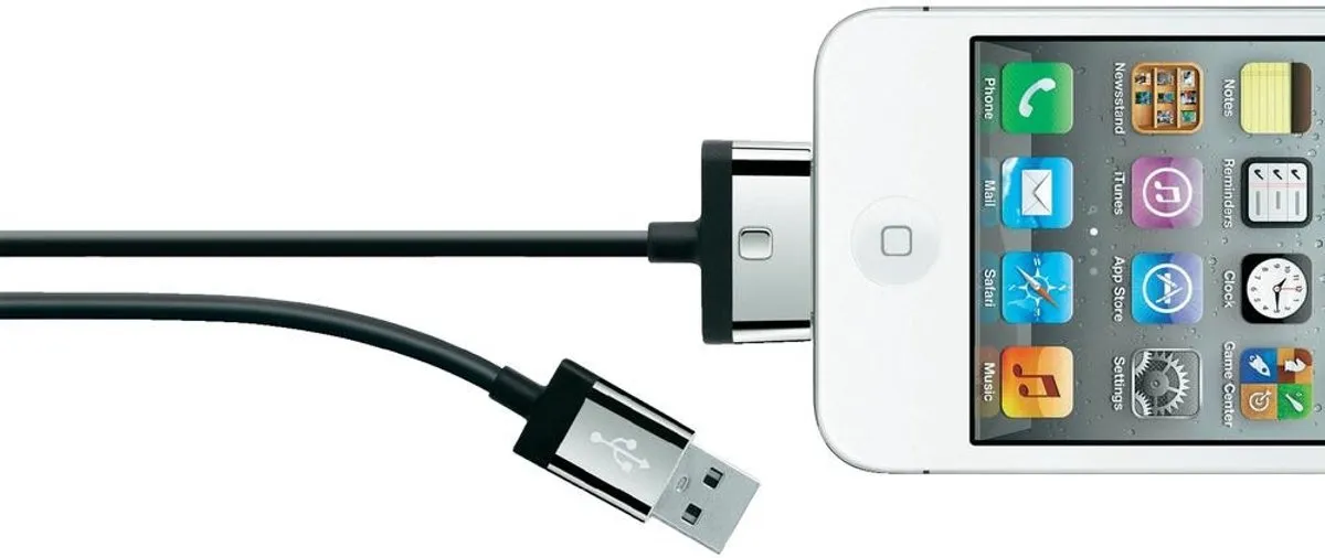 Belkin MIXIT 30 Pins naar USB Kabel 2m - Zwart