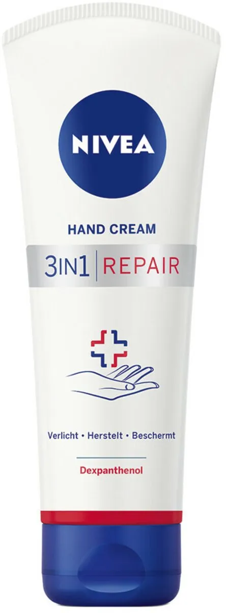 NIVEA Handcrème 3-in-1 Herstel 100ml - 10 Stuks