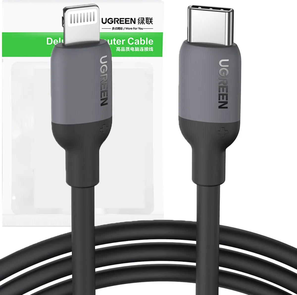 Ugreen C94 USB-C Lightning MFI Snellaadkabel 1m