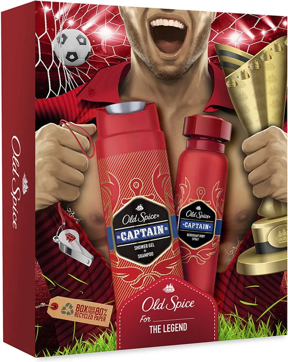 Old Spice Captain Geschenkset Douchgel & Deodorant