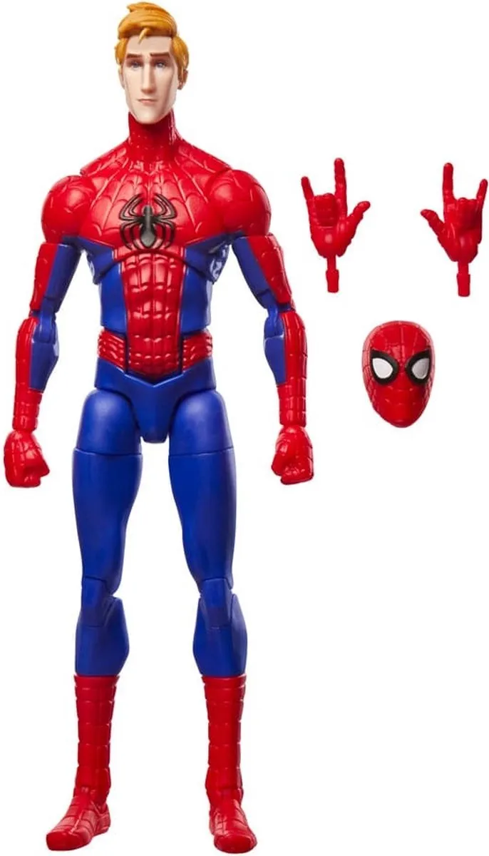 Hasbro Spider-Man Marvel Legends Peter Parker Action Figuur 15cm - Multi - afbeelding 6 van 6