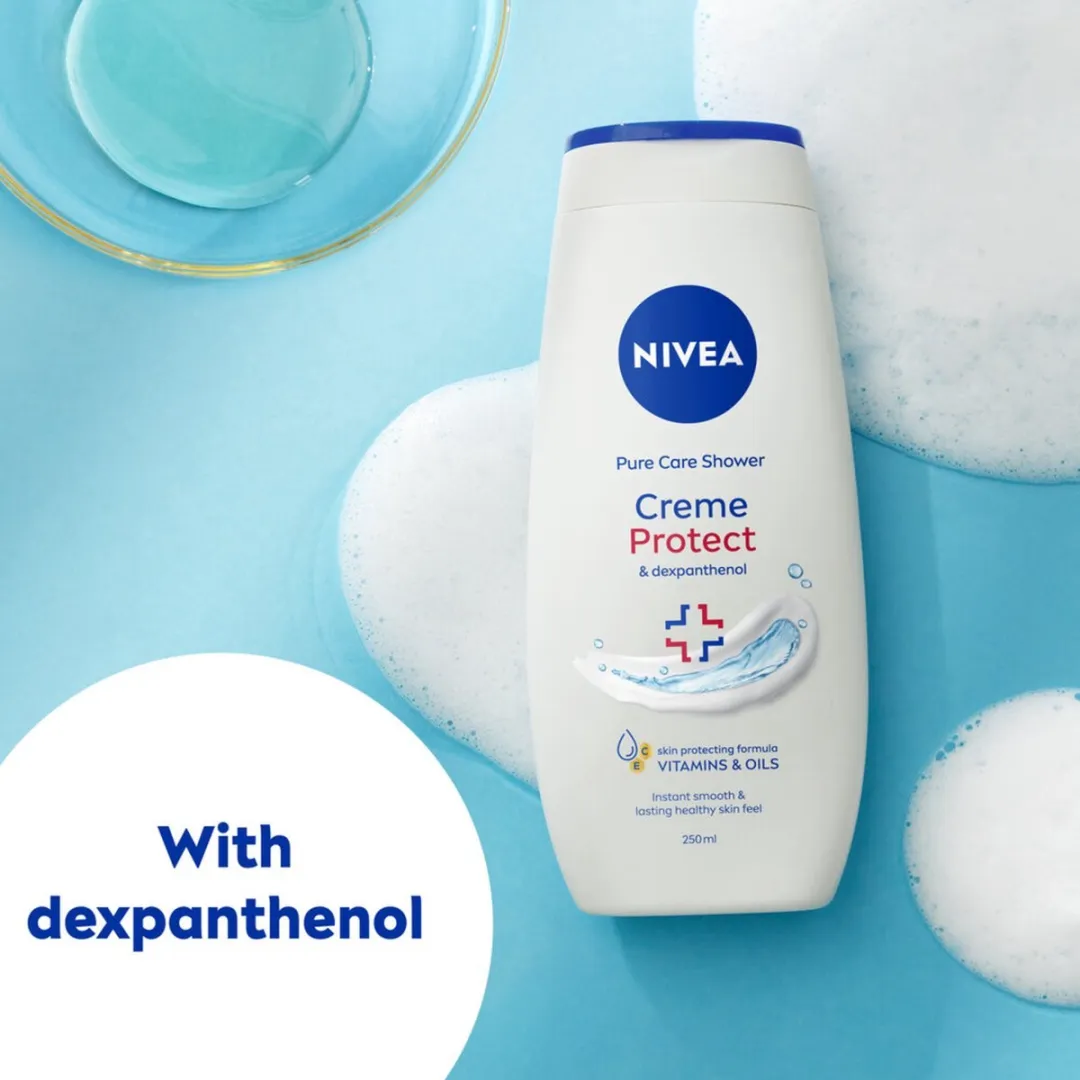 NIVEA Douchegel Creme Protect & Dexpanthenol 250ml - 2 Stuks