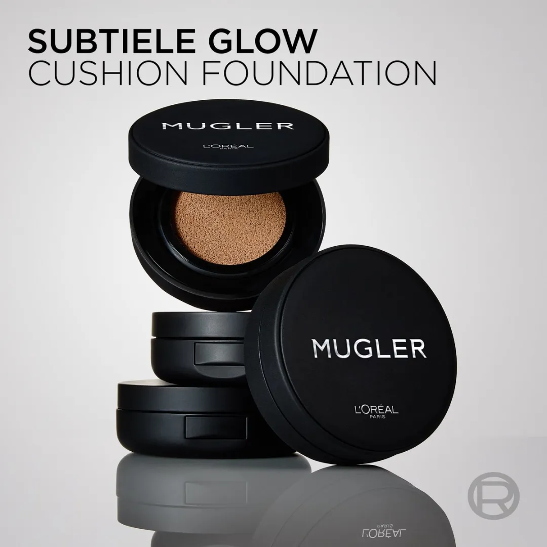 L'Oréal Paris x Mugler Subtiele Glow Cushion Foundation Donker 102g