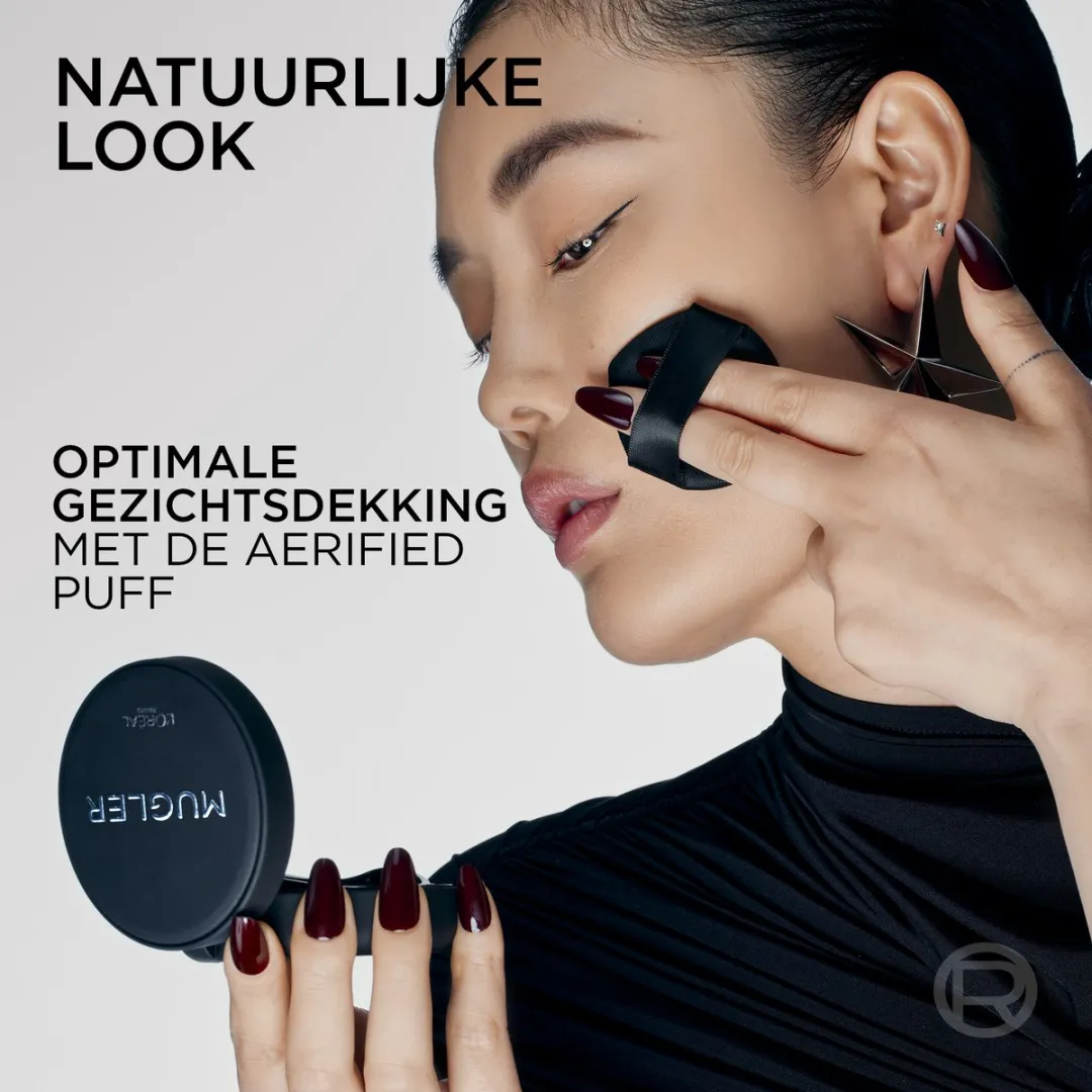 L'Oréal Paris x Mugler Subtiele Glow Cushion Foundation Donker 102g