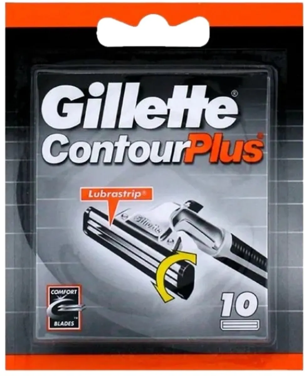 Gillette Contour Plus Wegwerpscheermesjes 10 Mesjes - Multi
