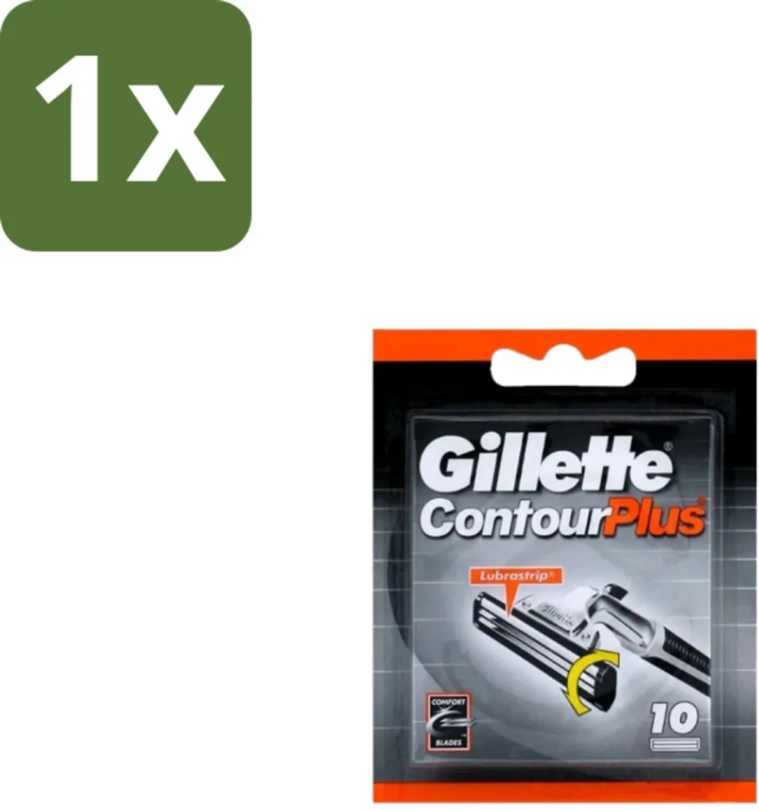 Gillette Contour Plus Wegwerpscheermesjes 10 Mesjes