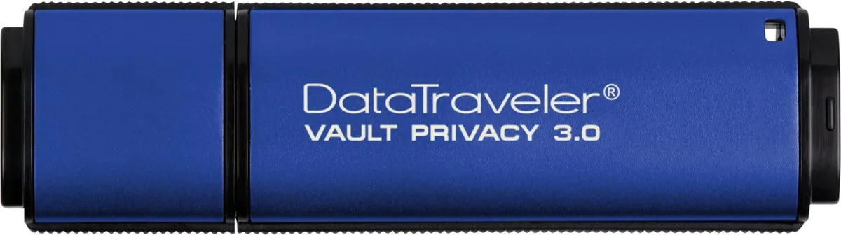 Kingston DataTraveler Vault Privacy 3.0 USB-stick 32GB - Blauw