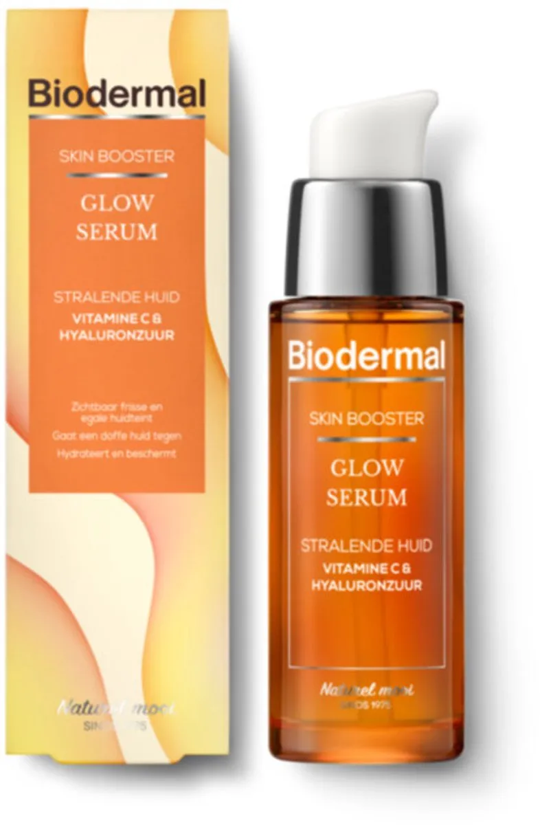 Biodermal Skin Booster Serum Vitamine C Glow 30ml - 2 Stuks
