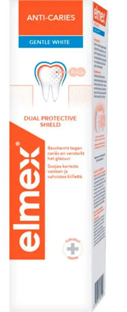 Elmex Anti-Cariës Gentle White Tandpasta 75ml - 10 Stuks